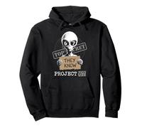 They Know Project 67 Alien Funny Six Seven 6 7 Meme Sudadera con Capucha