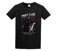 They Live Sci Fi Horror Comedy Film You re Dead Wrong Funny Unisex 100% Cotton Short-Sleeve T-Shirts Black XL