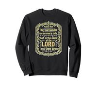 They Surrounded me on Every Side Salmos 118:11 Versículo de la Biblia Sudadera