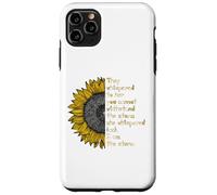 They Whispered to Her i Am The Storm Sunflower Lover Girls Carcasa para iPhone 11 Pro MAX