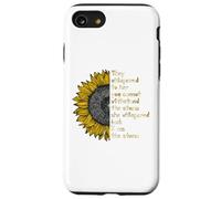 They Whispered to Her i Am The Storm Sunflower Lover Girls Carcasa para iPhone SE (2020) / 7/8