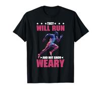 They Will Run and Not Grow Weary Recordatorio bíblico - Camiseta