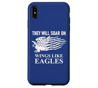 They Will Soar Wings Like Eagle Christian Isaiah 40:31 Bible Carcasa para iPhone XS MAX