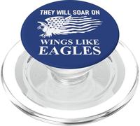 They Will Soar Wings Like Eagle Christian Isaiah 40:31 Bible PopSockets PopGrip para MagSafe