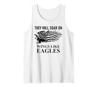 They Will Soar Wings Like Eagle Isaiah 40:31 Bible Christian Camiseta sin Mangas