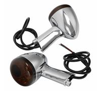 THGKL luz de señal de giro Para Harley Para Davidson XL883 XL1200 XL 883 1200 Sportster 1992-up Accesorios De Motocicleta Indicador Luces Giro Traseras(Chrome- Dark Brown)