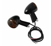 THGKL luz de señal de giro Para Harley Para Davidson XL883 XL1200 XL 883 1200 Sportster 1992-up Accesorios De Motocicleta Indicador Luces Giro Traseras(Black-Dark Brown)