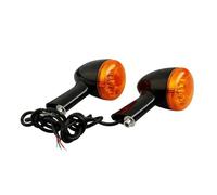 THGKL luz de señal de giro Para Harley Para Davidson XL883 XL1200 XL 883 1200 Sportster 1992-up Accesorios De Motocicleta Indicador Luces Giro Traseras(Black-Orange)