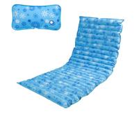 ThiCc Colchón y almohada de agua de refrigeración - Almohadilla de cama fría de PVC para verano, colchón de aire, colchoneta de dormir para dormitorio, camping, estudiante, dormitorio, playa, piscina