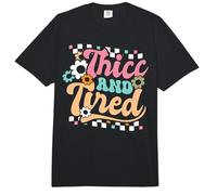 Thicc y Cansado Divertido Decir Groovy Sarcástico Meme Comfort Colors Adult Heavyweight T-Shirt