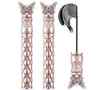 Thick And Long Curling Mascara, Waterproof Long-Lasting 3d Curling Eyelash Iron With No Flaking, Volume And Length Waterproof(2Pc pink bottle)