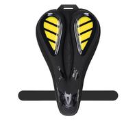 Thick Bike Seat Cover - Saddle Cushion For Biking Comfort | PU Leather and Visible Silicone with Anti Slip and Vibration Absorption, Seat Cover For Long-Distance Riding, Touring, Urban