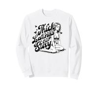 Thick Latinas Can Stay Funny Quote Thicc Women Regalo Sudadera