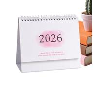 Thick Paper Monthly Planner | 2026 Desktop Calendar,2025 2026 Desk Calendar Planner For Home Office Planning School Dorm Apartment Teacher Student New Year Christmas