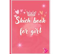 Thick Sketchbook, Art for Aesthetic Writing, for Girls and Women,Large 100 Sheet Thermal Matte Sketch Book for Drawing, Sketching, and Doodling