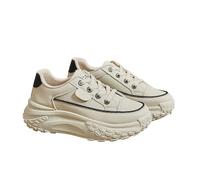 Thick-Soled Casual Women's Height-Increasing Shoes, 1.8" Height Increase Platform Walking Sneakers For Fashion Woman (Khaki,33)