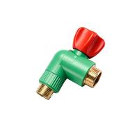 Thick Wall Pipe Angles Valves, Large Flows Straight Through Easy Installation for Plumbing and Connection Water Angles