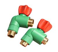 Thick Wall Pipe Angles Valves, Large Flows Straight Through Easy Installation for Plumbing and Connection Water Angles