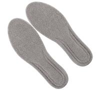Thick Warm Wool Insoles,Snug Feet, Sheepskin Insoles,Soft Cosy Furry Shoe Replacement For Snow Boots - Beige