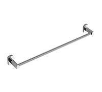Thicken Copper Shower Towel Rack for Bathroom, Square Base Thicken Single Pole Double Pole Towel Bar, Storage and Organization for Towels, Bath Towels/80Cm/B