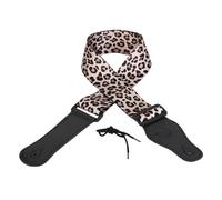 Thicken Universals Guitar Strap Electric Belt Shoulder Pad With Leather End Adjustable Straps Fashion Acoustic With Leather Ends