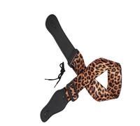 Thicken Universals Guitar Strap Electric Belt Shoulder Pad With Leather End Adjustable Straps Fashion Acoustic With Leather Ends