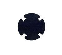 (Thickened black)Drum Mute Pads Felt Bass Drum Silencers Pad Dampeners Drum Practice Pads for Quiet Drum Practice Accessories Enduring