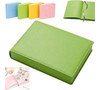 Thickened Color Brick Notebook,A5 720 Pages Hardcover Journal, 80GSM Bleedproof Paper, Soft PU Leather Cover,Thick 80GSM Bleedproof Paper,Durable Hardcover Diary for Notes,School,Office，Green