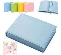 Thickened Color Brick Notebook,A5 720 Pages Hardcover Journal, 80GSM Bleedproof Paper, Soft PU Leather Cover,Thick 80GSM Bleedproof Paper,Durable Hardcover Diary for Notes,School,Office，Blue