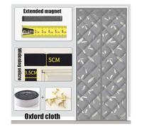 Thickened Door Curtains For Household Use Windshield Sound Insulation Heat Preservation, Cold Air Partit Windproof Autumn Winter(Black and White,W80cm X H210cm)