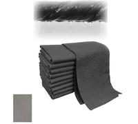 Thickened Magic Cleaning Cloth, Streak Free Cleaning Rag,Microfiber Streak Free Magic Cleaning Cloth Reusable All-Purpose Cleaning Rag Towelsfor Kitchen, Window, Glass, Cars (10pcs-Gray)