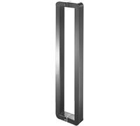 Thickened Stainless Steel Door Pulls for Metal/Glass/Tempered/Wooden Door, Modern and Simple Push Pull Door Handle(Black#2,Length 82.5cm(32.5in))