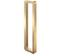 Thickened Stainless Steel Door Pulls for Metal/Glass/Tempered/Wooden Door, Modern and Simple Push Pull Door Handle(Gold#1,Length 32.5cm(12.8in))