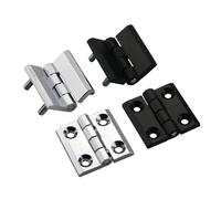 Thickened Zinc Alloy Hinge Industrial Machinery Equipment 1Pcs(XG02-067-1A-Black)