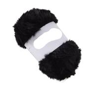 Thicker Yarn, Chunky For Knitting, Half-Thread, Handmade Materials, For Crocheting Shoes, Bags, For Small Accessories And Pendants, Suitable For Slippers(Black)