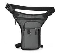Thigh Bag,Drop Leg Bag Pack Hip Cycling Supplies | Drop Pouch with Adjustable Tightness for Key Raincoat Kettle Gloves and Cell Phone Holder, gris, riferimento alla descrizione, Consulte la