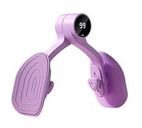 Thigh Exerciser, Pelvic Trainer, 8.46x4.33in Fitness Tool, Ergonomic Design, Oval Panels, Compact Size, Easy Use for Gym, Yoga Studio, Home, Office, Game Room, Living Room