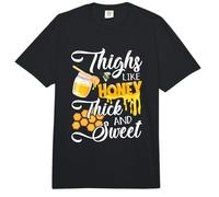 Thighs Like Honey Thick and Sweet - Sexy Sassy Gym Workout Comfort Colors Adult Heavyweight T-Shirt