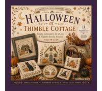 Thimbles & Tales Halloween at Thimble Cottage: Simple Embroidery for a Cozy & Slightly Spooky Autumn