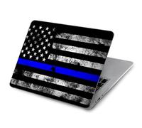 Thin Blue Line USA Funda Carcasa Case para MacBook Pro 14 M1-M5 A2442 A2779 A2992 A2918 A3112 A3185 A3401 A3434 A3112