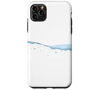 Thin Blue Water Surface with Bubbles Oceans Graphic Carcasa para iPhone 11 Pro MAX
