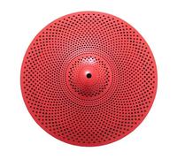 Thin Crash Platillos Platillos Profesionales De Bajo Volumen Silencio Silencioso 16 Pulgadas Para Practicar Una Calidad Sonido Clara(Red)