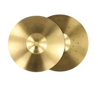 Thin Crash Platillos Principiante 8/10 Pulgadas Opcional Latón Splash Crash Platillo Tambor Instrumentos De Percusión Hi Hat(10inch)