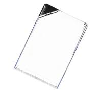 Thin Flat Water Bottle - Creativee Transparent A5 Hydration Container, Triangle Lid Slim Drinks Cup, Compact Lightweight Leakproof Design | Portable Daily Carry Flask, Stylish Travel-Friendly