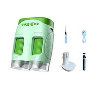 Thin Kids - Instrumento científico combinado de vidrio de campo 1080P, cámara ABS, herramienta de aprendizaje segura para exploradores juveniles, juego de experimentos científicos para niños