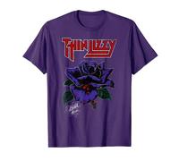 Thin Lizzy - Black Rose On Purple Camiseta