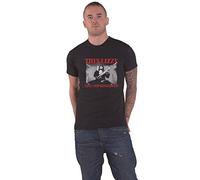 Thin Lizzy Camiseta Live and Dangerous Band Logo Nue oficial para hombre, color negro, Negro , L