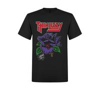 Thin Lizzy Camiseta 'Thin Lizzy Black Rose T-Shirt' negro XXL EUR