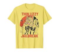 Thin Lizzy Jail Break On Yellow Camiseta, Hombre, Limón, XXL
