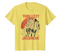 Thin Lizzy Jail Break On Yellow Camiseta, Niños, Limón, 12 años